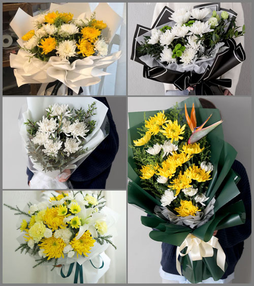 广东韶关市乐昌市白石镇上黄村白事花束代送